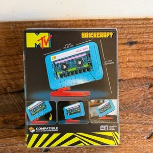 MTV Brickcraft Blue Cassette Player from World Market